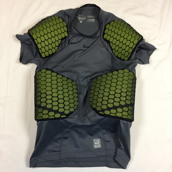 nike pro combat padded compression shirt
